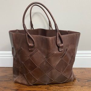 Bottega Veneta Woven Leather Large Tote Bag